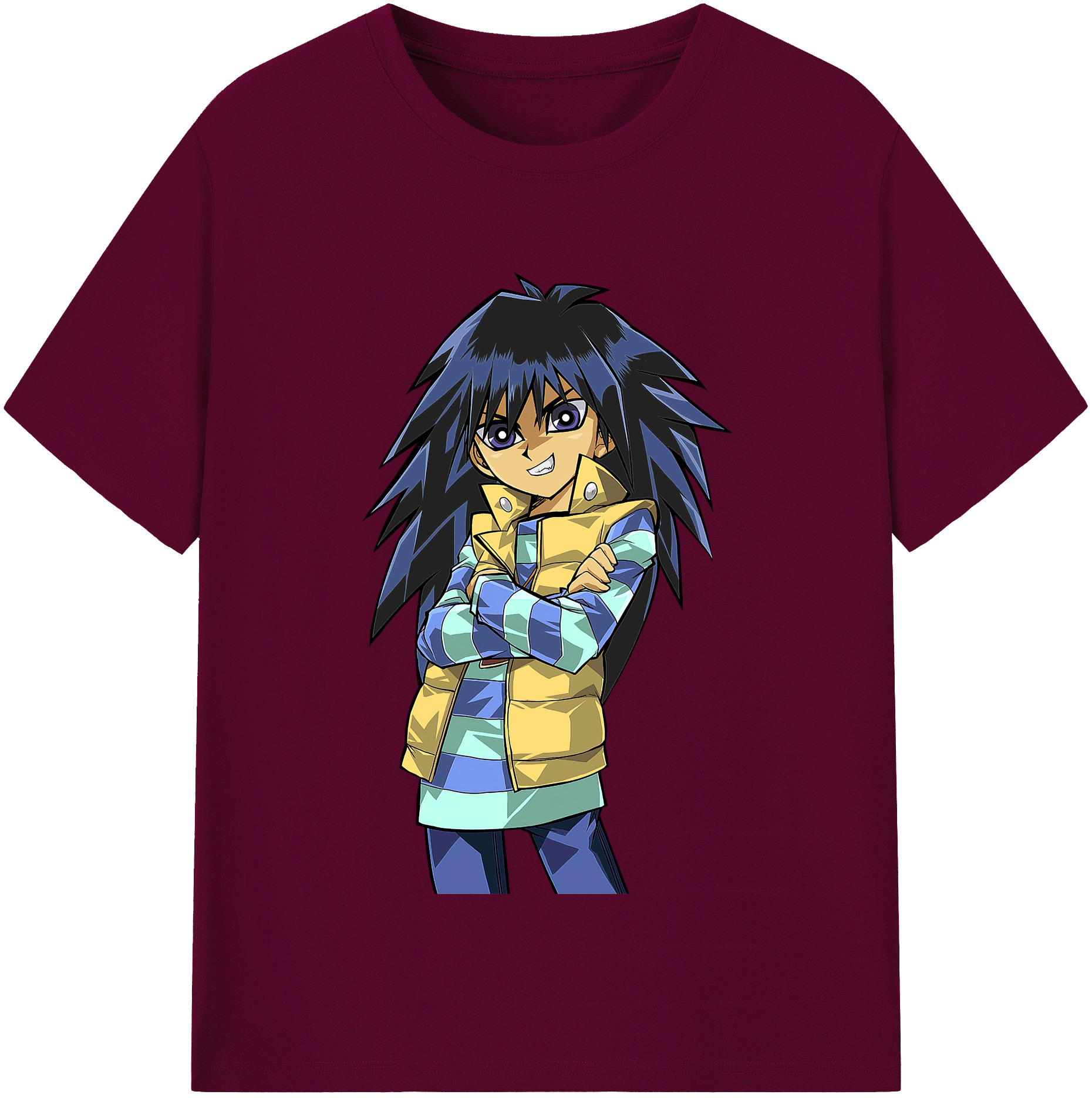 （画像用） 遊☆戯☆王 Yu-Gi-Oh! レディースカジュアルプリントTシャツ（綿100％）